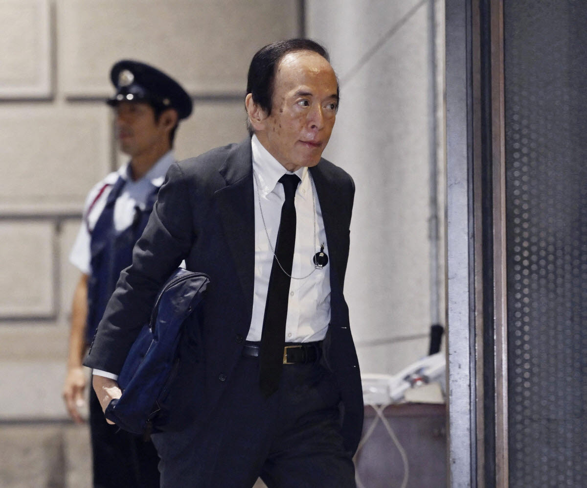 우에다 가즈오 일본은행 총재. (사진=AFPBB/로이터)