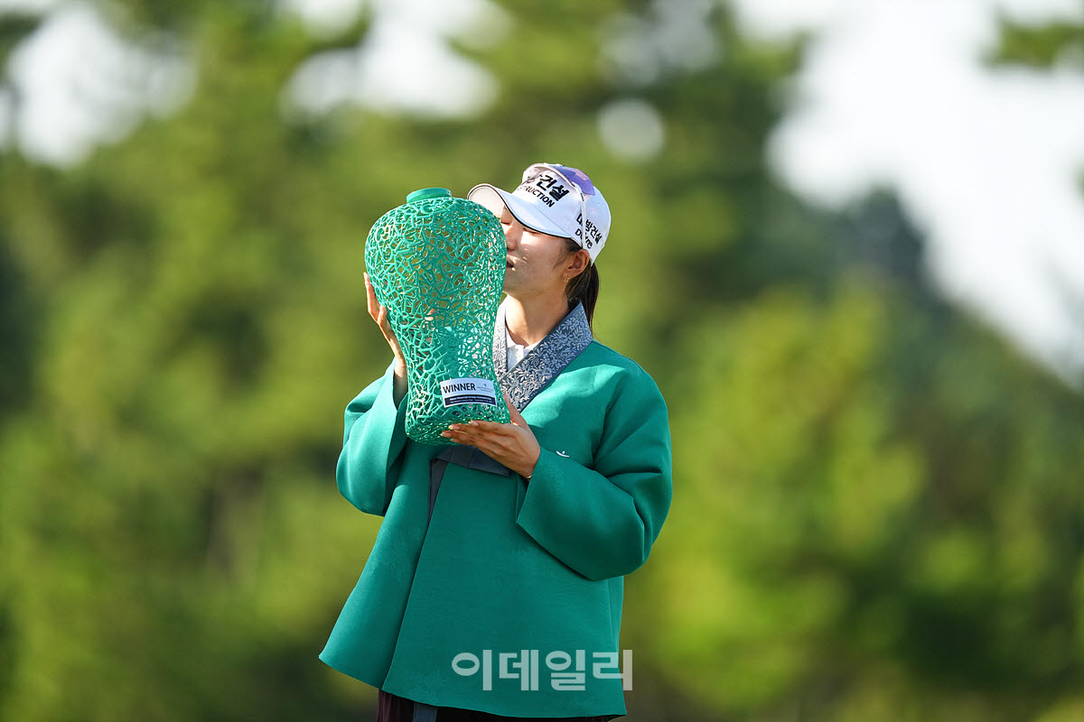 [포토]김민선,행복한 우승의 맛