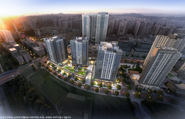 '롯데캐슬 넥스티엘Ⅱ' 조감도 (사진=롯데건설)