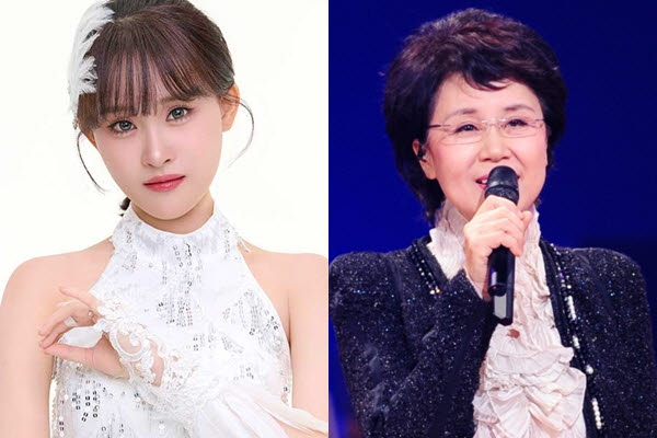 김다현(왼쪽), 심수봉(사진=현컴퍼니, KBS)