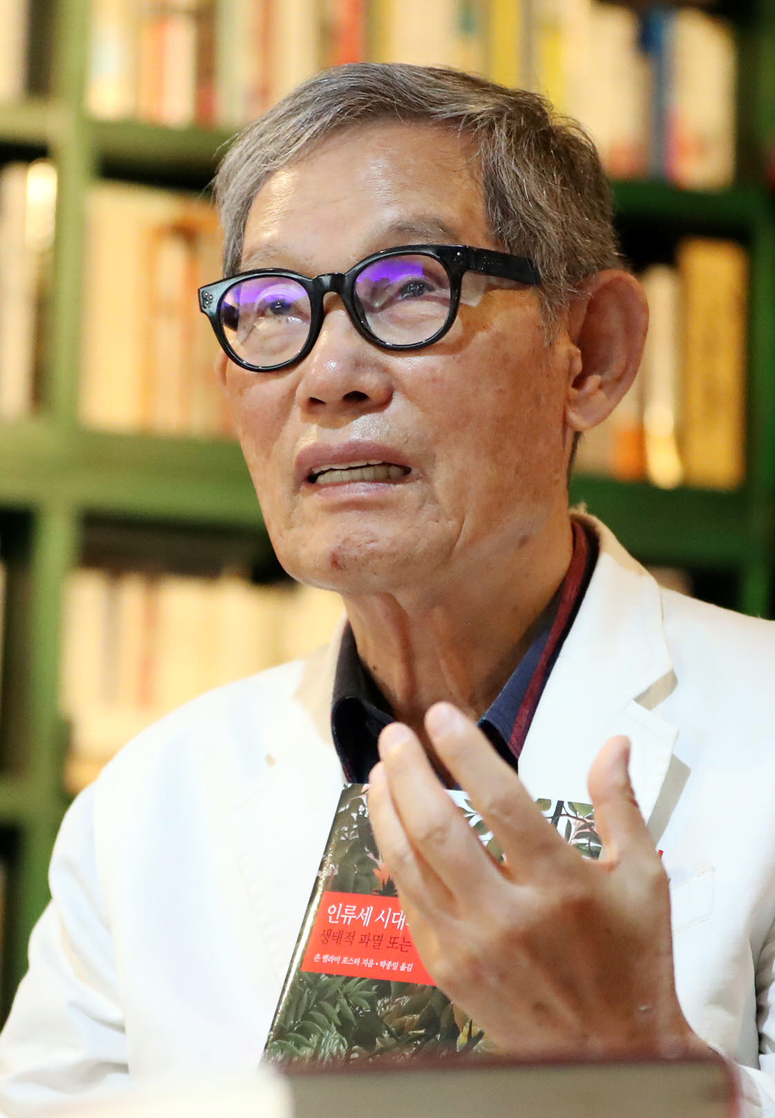 김언호 한길사 대표.(사진=김태형 기자)