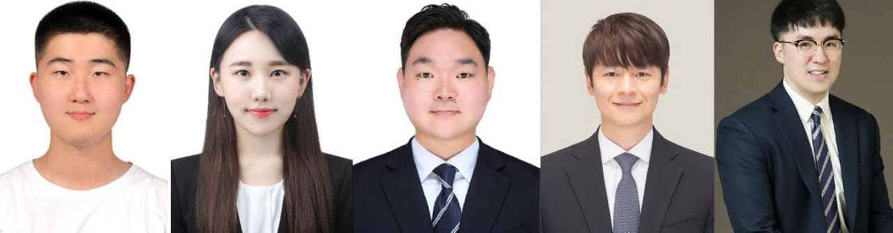 (왼쪽부터)고려대 배터리-스마트팩토리학과 최효열 석박사통합과정, 화공생명공학과 김미현 박사, 텍사스A&M대학교 이치호 박사후연구원(이상 공동 제1저자), 고려대 화공생명공학과 유승호 교수, 미국 오하이오주립대 권상일 교수(이상 공동 교신저자). (사진=고려대)