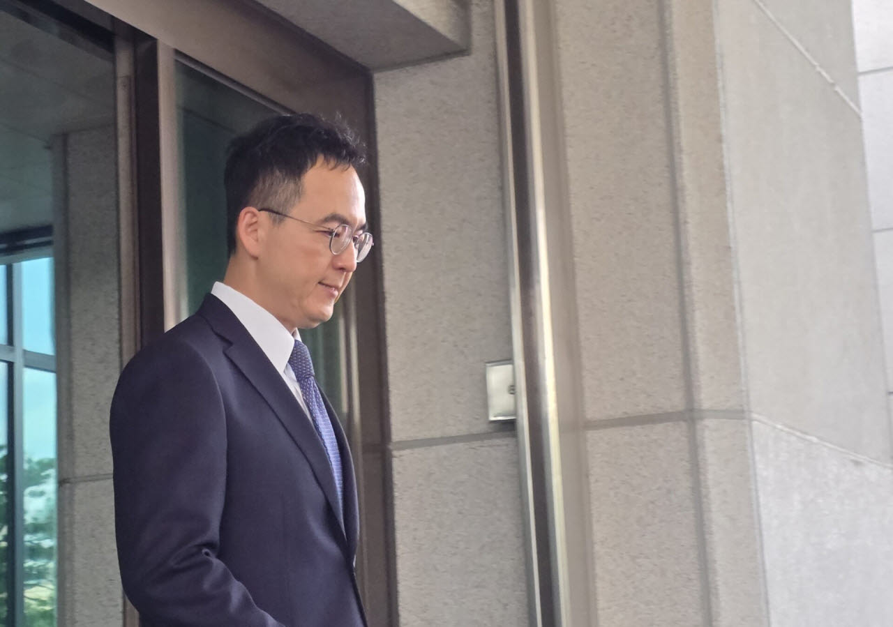 구자현 검찰총장 대행이 지난 7월 31일 서울 서초동 대검찰청에서 입장문을 낭독하러 나오고 있다. (사진=백주아 기자)