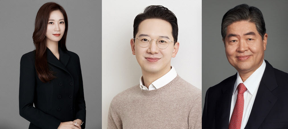 사진 왼쪽부터 김지원 한세엠케이 대표, 강호준 대교 대표, 김영훈 대성창투 대표. (사진=각사)