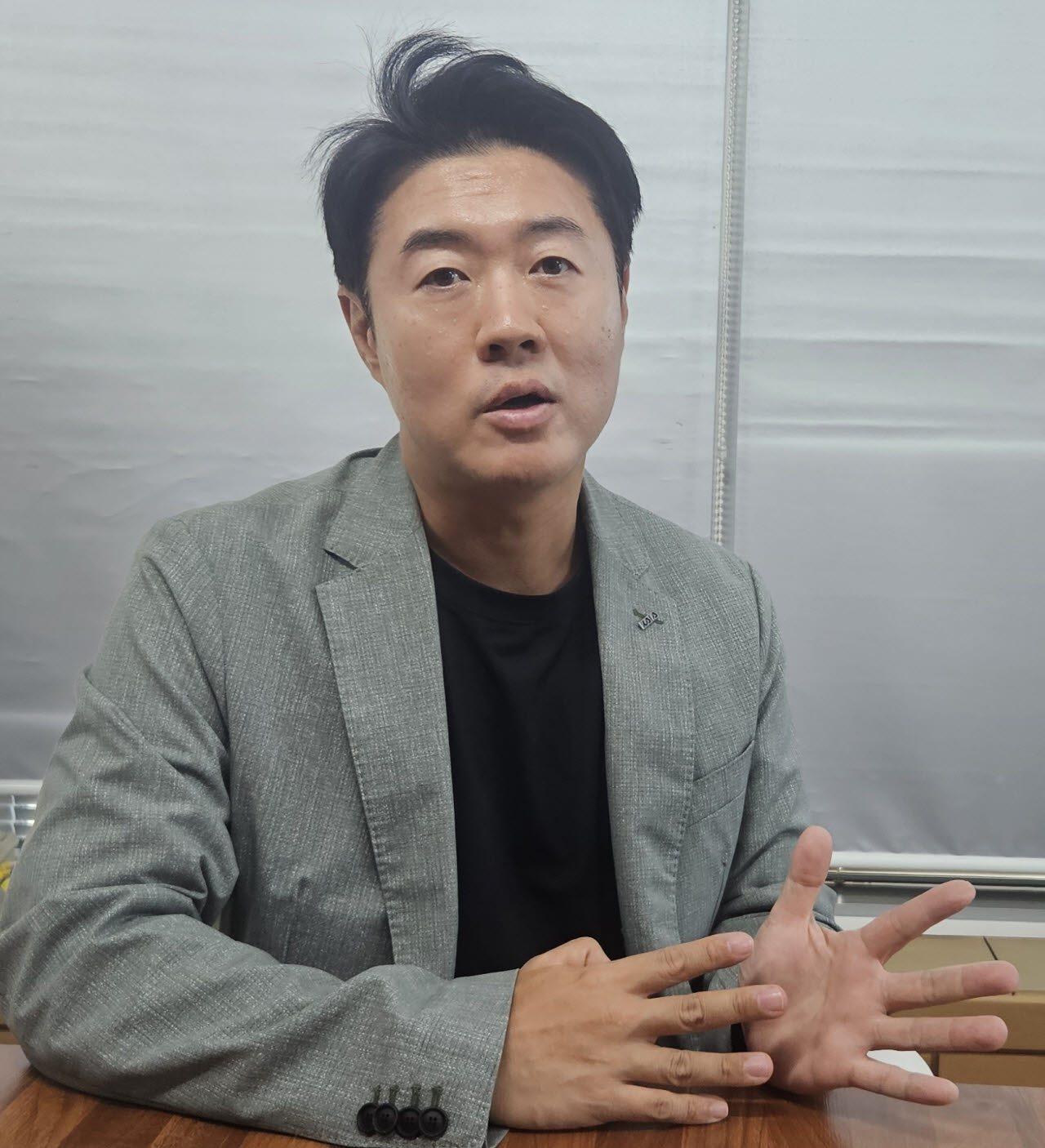 전화성 초기투자액셀러레이터협회장이 이데일리와 인터뷰를 하고 있다. (사진=김아름 기자)