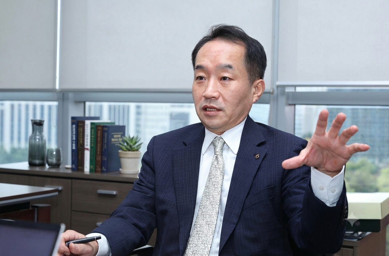 정환 NH투자증권 연금자산관리본부 본부장이 23일 서울 여의도 본사에서 이데일리와 인터뷰를 하고 있다. (사진=NH투자증권)