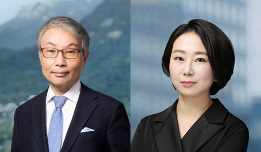 최병일(왼쪽) 법무법인 태평양 고문(통상전략혁신 허브 원장)과 김지이나 태평양 변호사 (사진=법무법인 태평양)