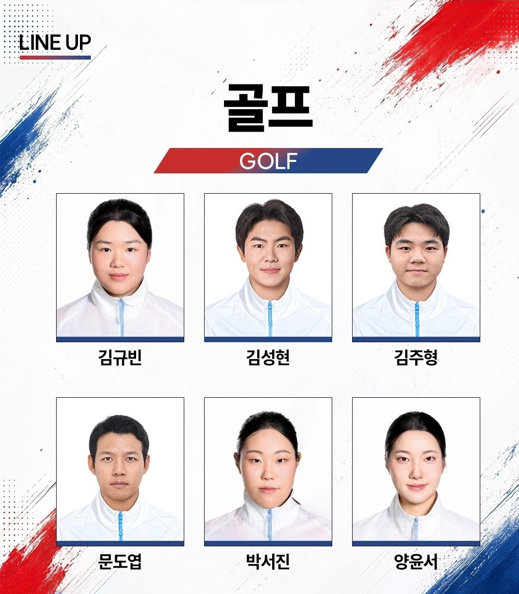 아시안게임에 나서는 한국 남녀 골프 대표팀. (사진=KGA)