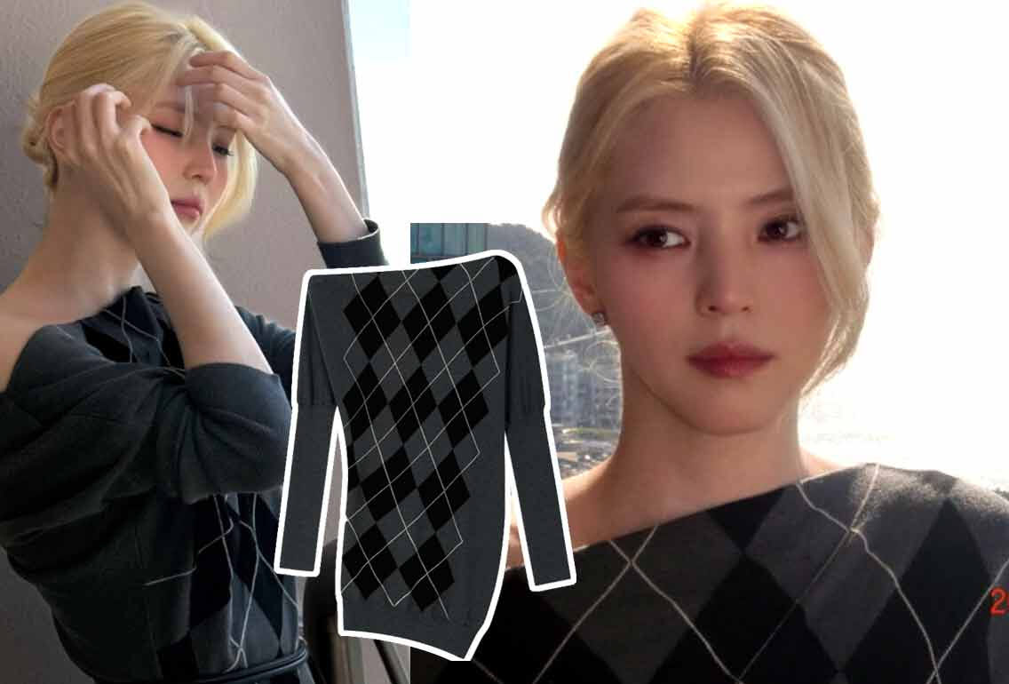 한소희가 자신의 SNS에 게재한 사진(오른쪽)과 오버듀플레어 제품. (사진=한소희 인스타그램·오버듀플레어 공식 홈페이지 캡처)