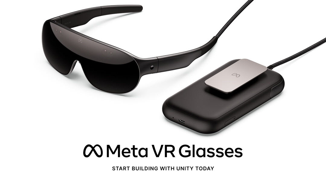 메타 VR 글래스(사진=유니티)