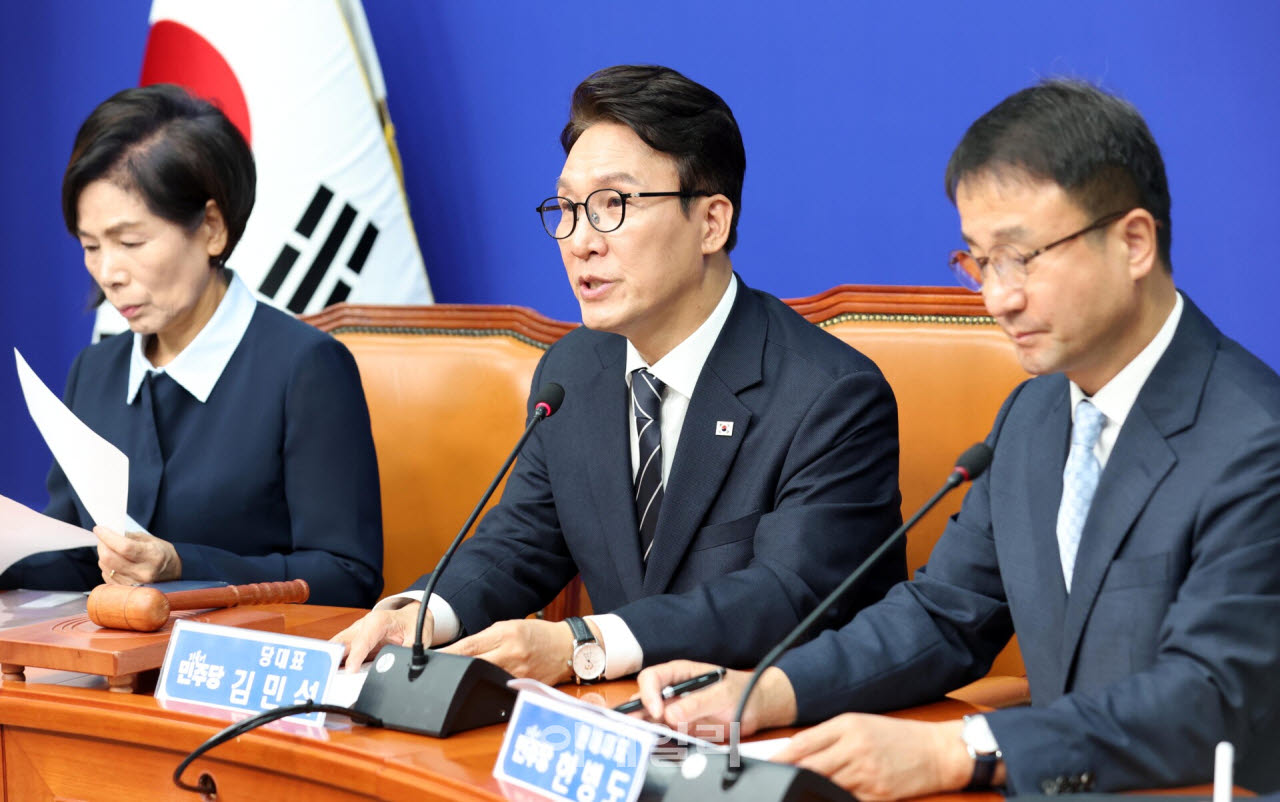 김민석 더불어민주당 대표. 사진=노진환 기자