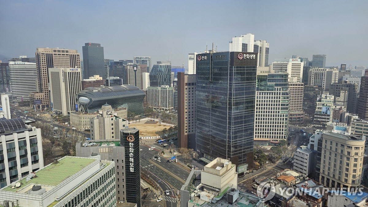 서울 도심의 대기업.(사진=연합뉴스)