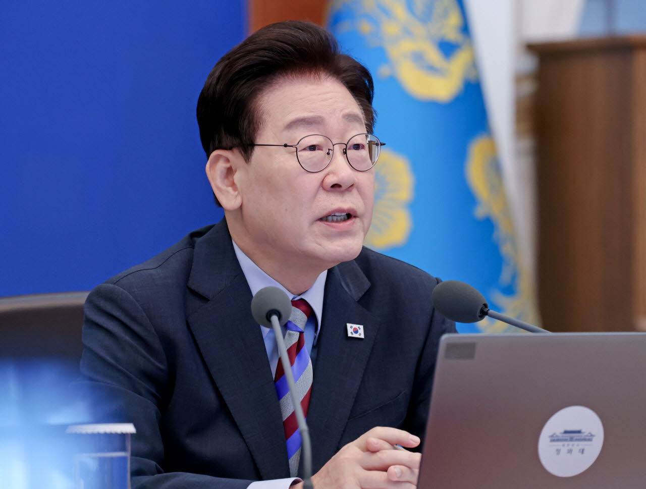 이재명 대통령이 29일 청와대에서 열린 국무회의에서 발언하고 있다.(사진=청와대통신사진기자단, 연합뉴스)