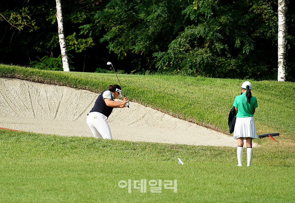 [포토] 유해란 언니의 벙커샷이 궁금해