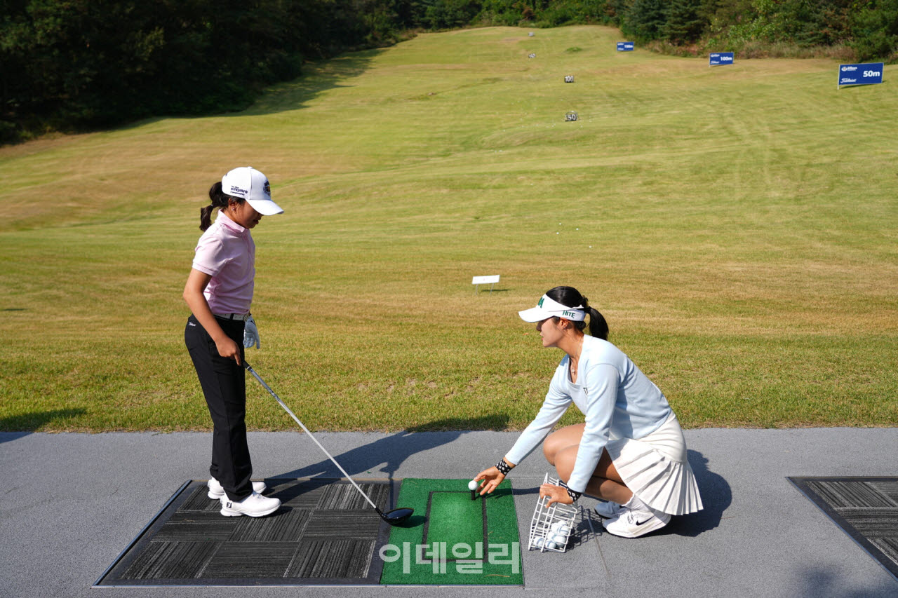 [포토]김민별,한 번 쳐볼까