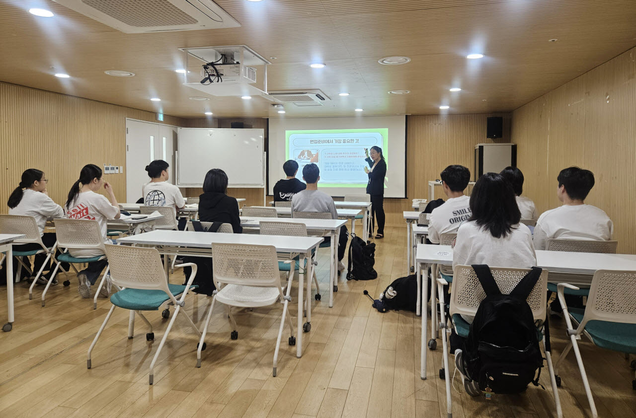 지난해 열린 대입 모의면접 (사진=중구)