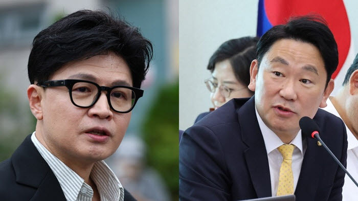 무소속 한동훈 의원(좌)과 곽상언 더불어민주당 의원. (사진=뉴시스)