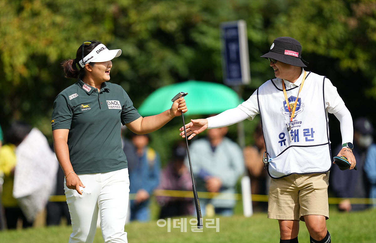 [포토]유해란,나이스 파 미소