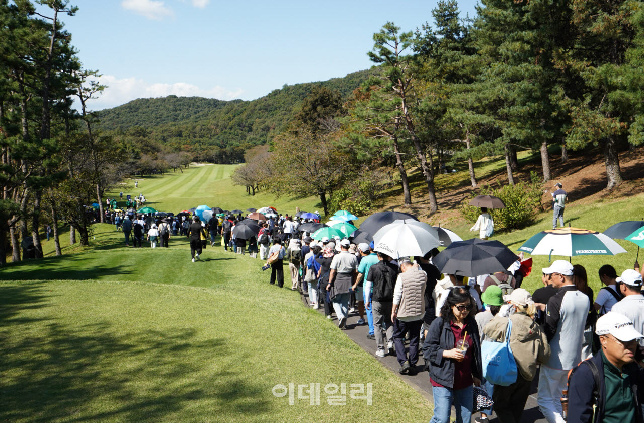 [포토]'제26회 하이트진로 챔피언십'끝없는 갤러리들