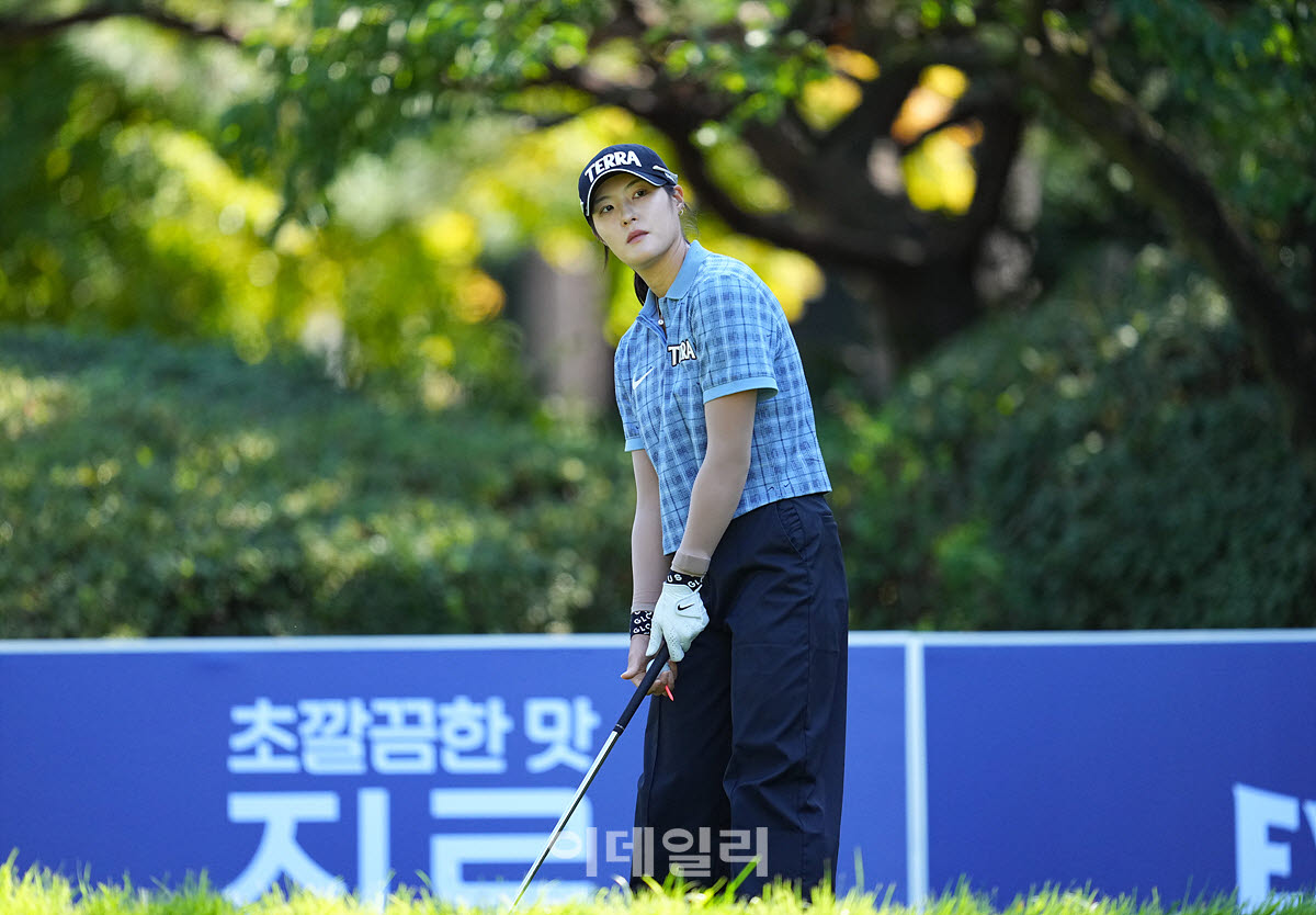 [포토]김민별,홀인원을 노려볼까