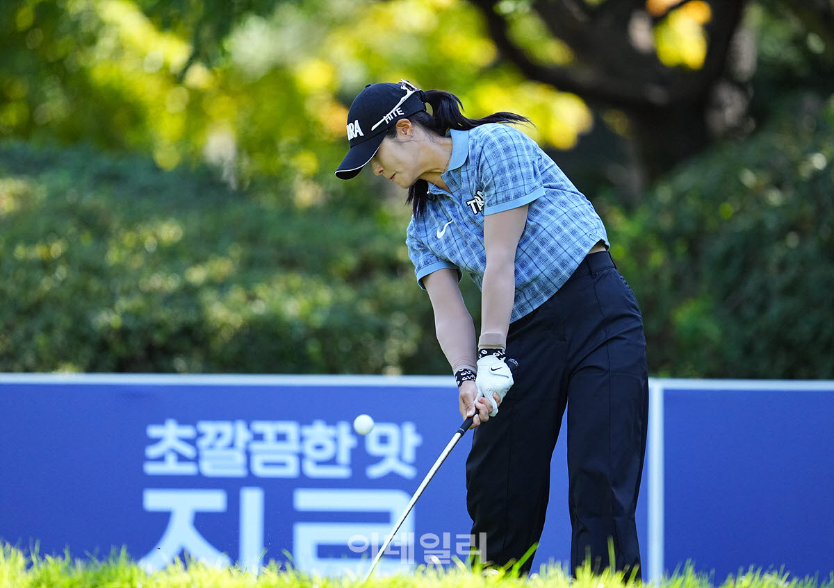 [포토]김민별,홀인원 노린 임팩트