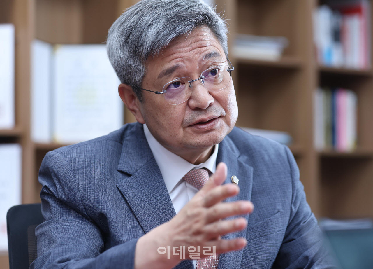 국회 과학기술정보방송통신위원회 소속 김장겸 국민의힘 의원. (사진=노진환 기자)