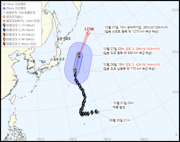 태풍 `초이완`(사진=기상청 홈페이지)