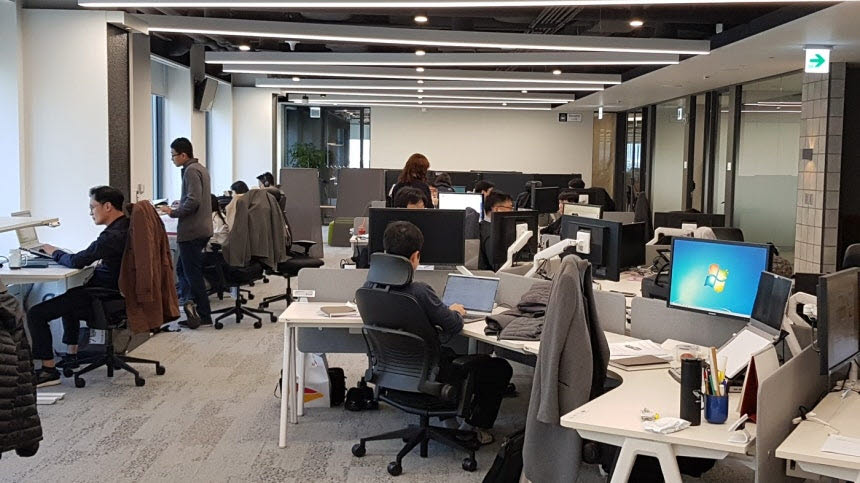SK서린사옥 공유 오피스 공간.(사진=SK 제공)