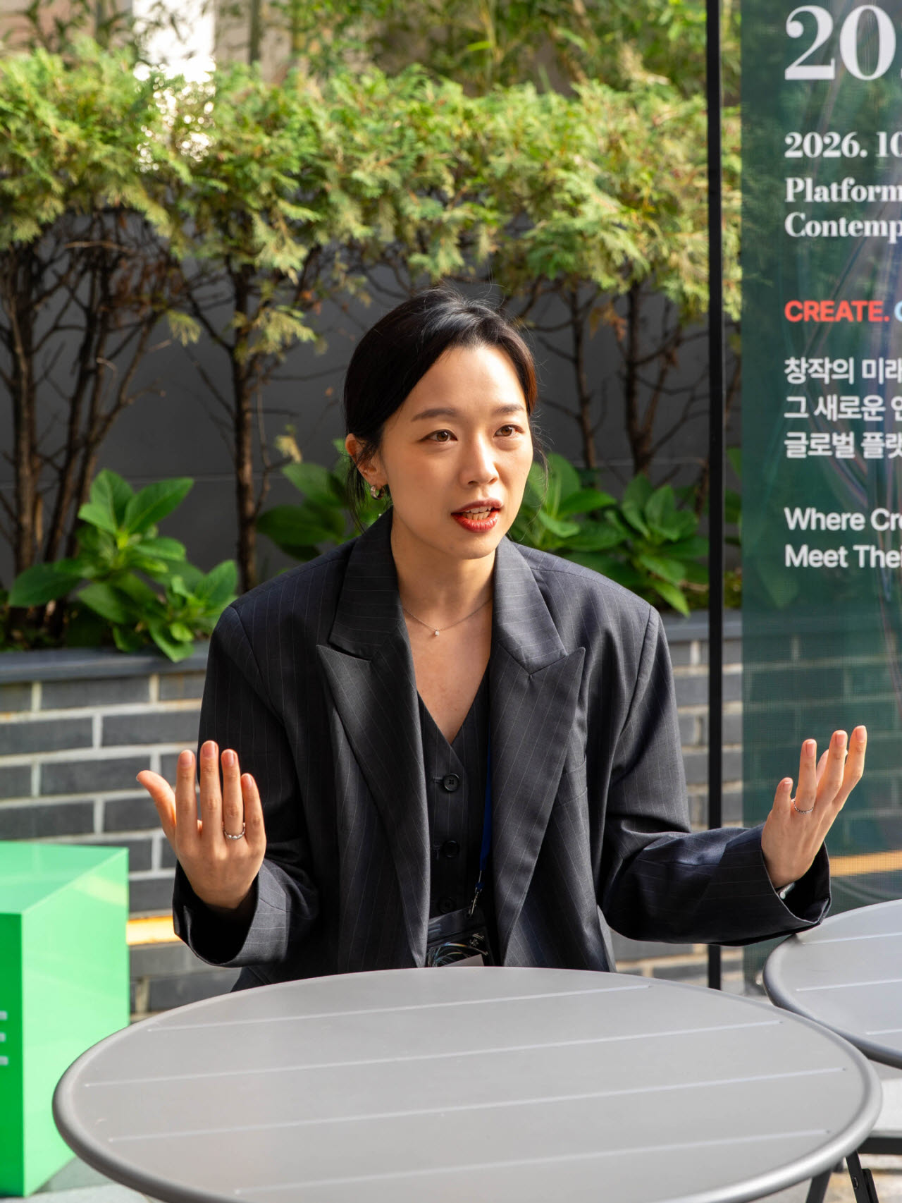 회사 설립 13년 차 컨벤션기획사(PCO) '닷플래너' 김지윤 대표는 이데일리와의 인터뷰에서 내년(2027년) '퓨추라캔버스' 행사 규모를 올해보다 2배 이상 키우는 게 목표라고 말했다.