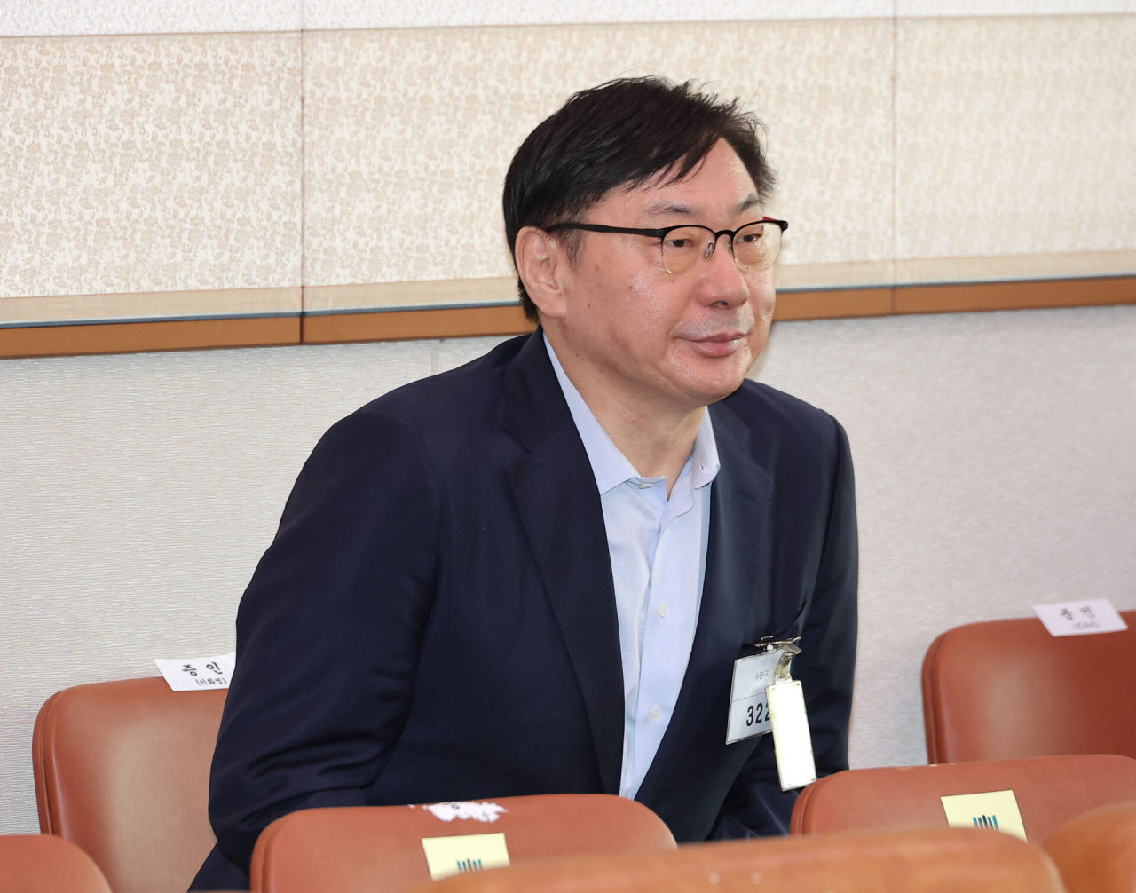 이화영 전 경기도 평화부지사가 지난해 10월 23일 국회 법제사법위원회에서 열린 2025년 국정감사에 출석한 모습.(사진=연합뉴스)