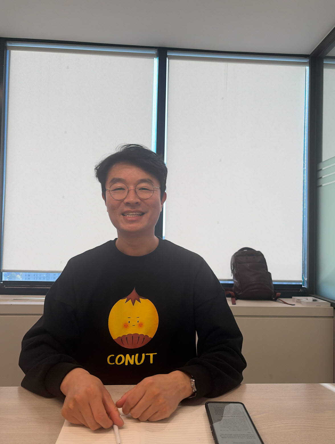 이충 대체불가능회사 대표가 이데일리와 인터뷰하고 있다. (사진= 이정훈 기자)