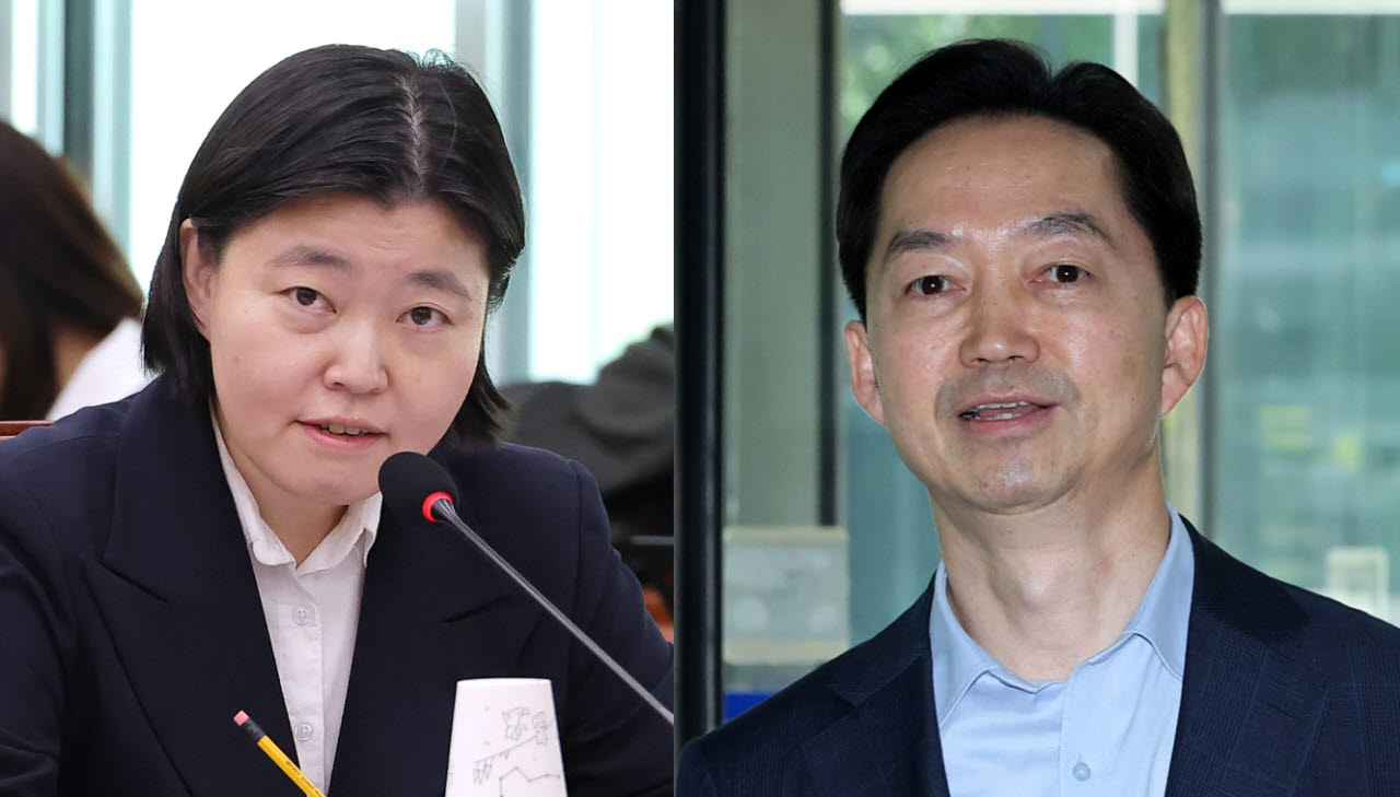 임은정(왼쪽) 광주지방중대범죄수사청장과 김지용 중대범죄수사청장 후보자. (사진=이데일리 DB)