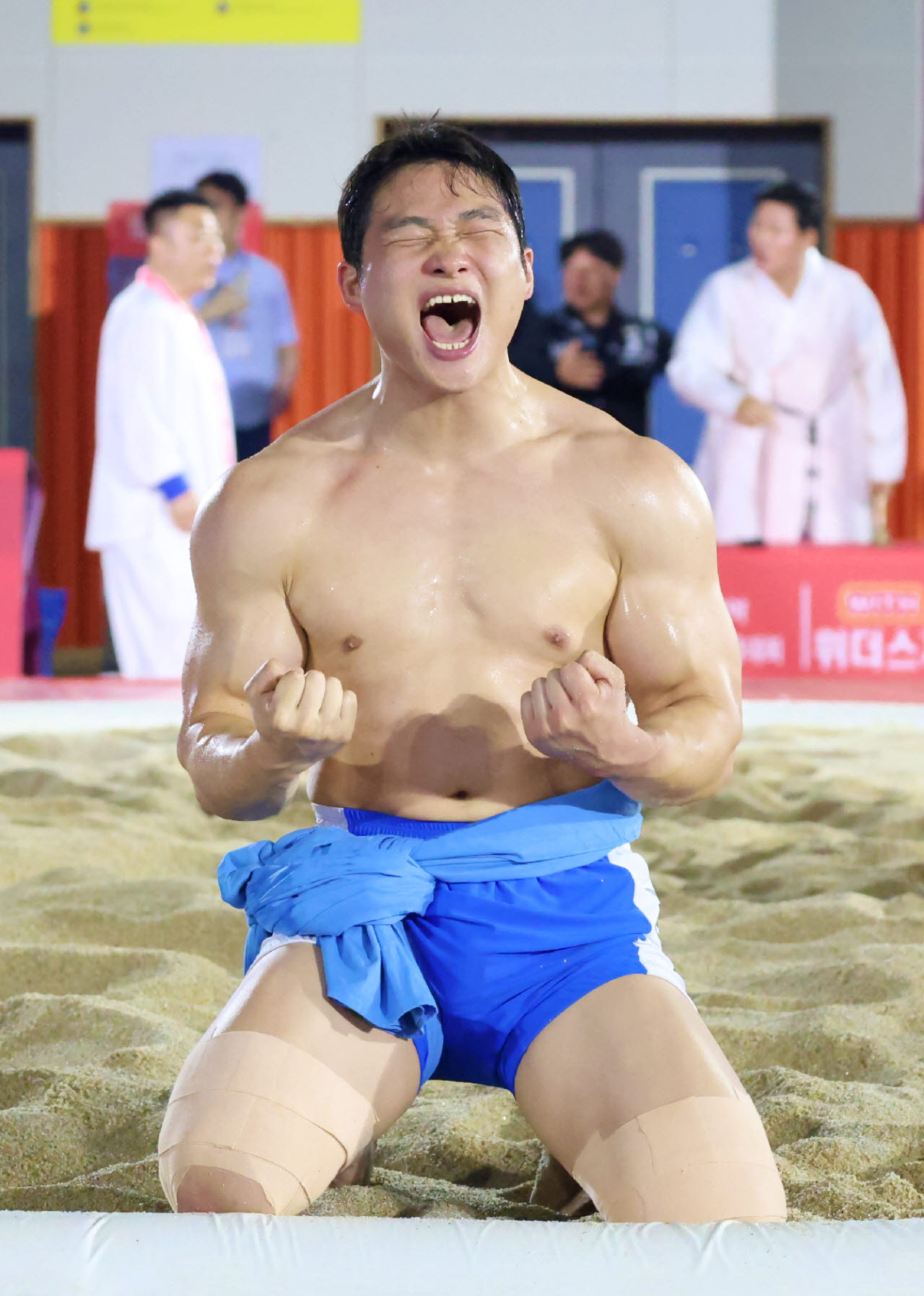 개인 통산 12번째 금강장사에 오른 김기수. 사진=대한씨름협회