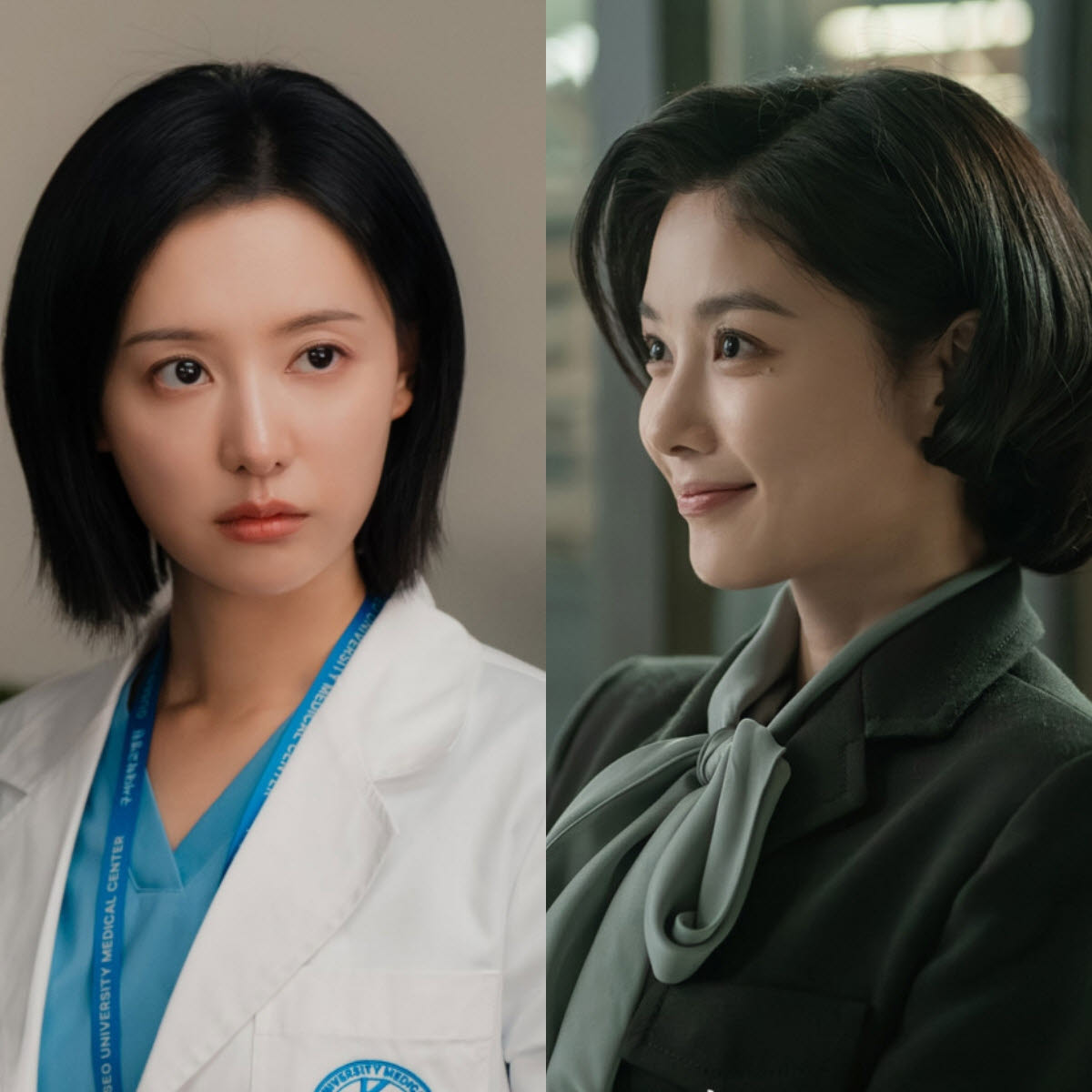 김지원(왼쪽) 김유정(사진=SBS, tvN)