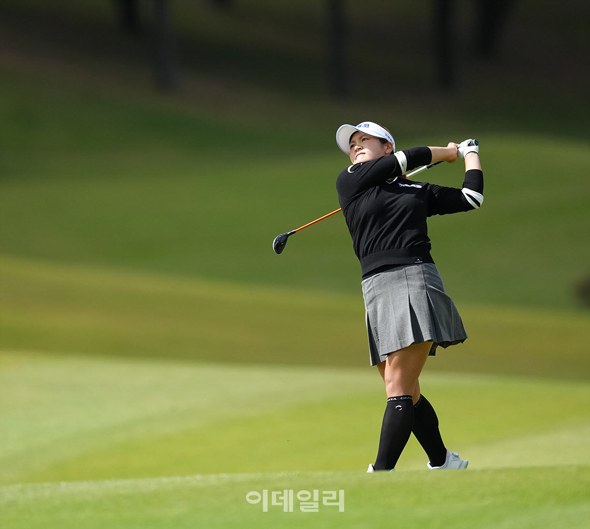[포토]홍현지,강한 그린 공략