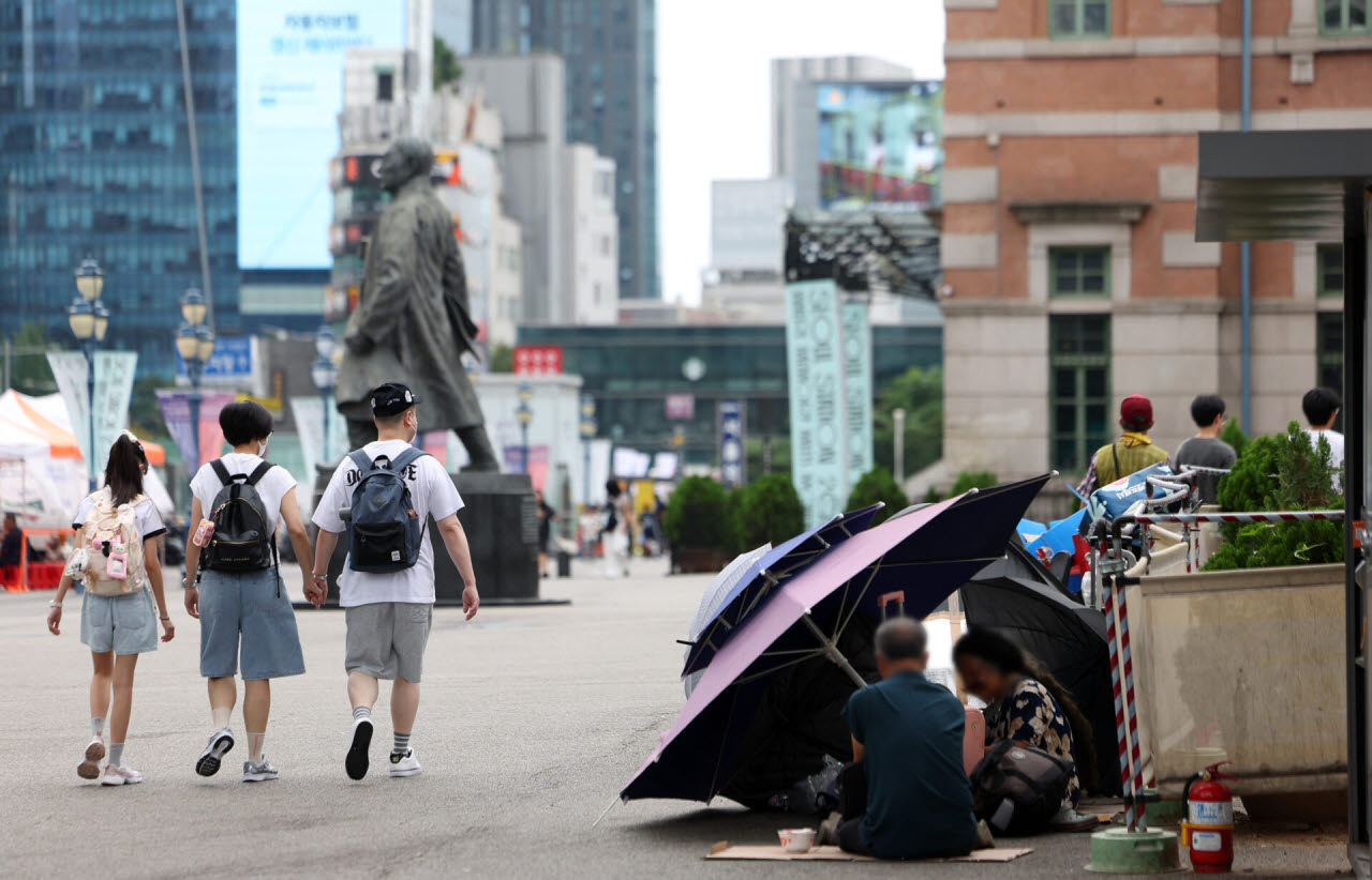 서울역 광장.(사진=뉴시)