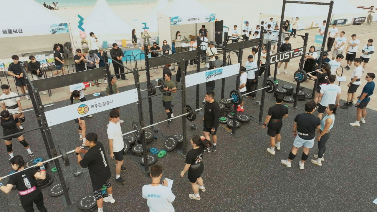지난 10일 제주시 구좌읍 김녕해수욕장 일원에서 열린 ‘2026 제주 비치 게임즈’(사진=제주관광공사)