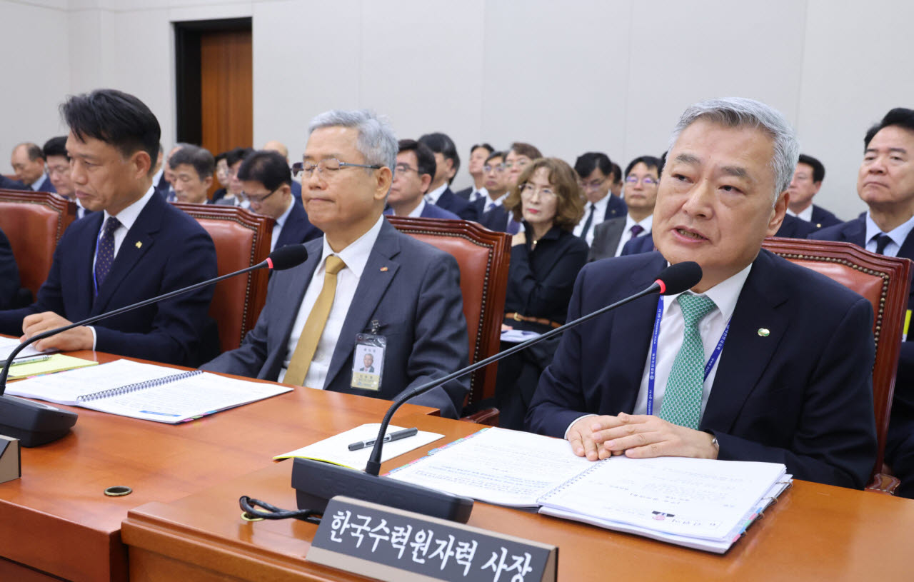 김회천 한국수력원자력 사장.(사진=뉴스1)