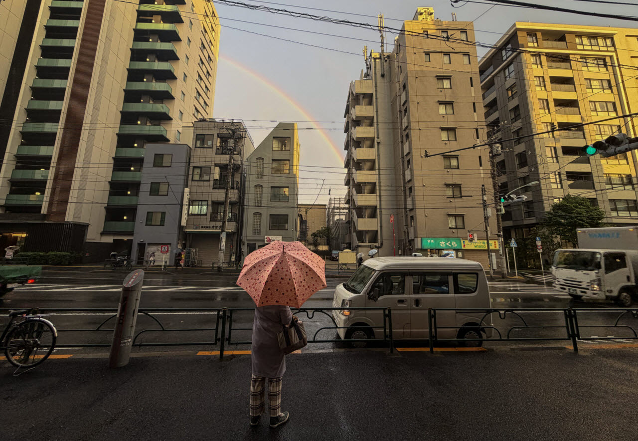 일본 도쿄의 아파트 건물들.(사진=AFP)