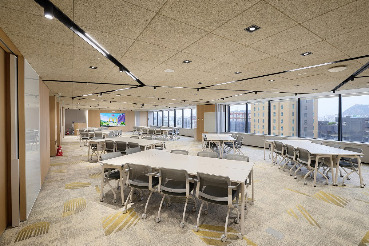 한국맥도날드 신규 본사 내 ‘햄버거 대학 교육센터(Hamburger University Learning & Development Center)’ 전경