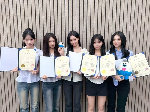 거제시 홍보대사로 위촉된 그룹 리센느. (사진=연합뉴스)