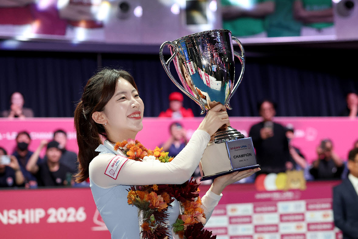 프로당구 PBA 4차 투어 대회에서 우승을 차지한 응우옌꾸옥응우옌. 사진=PBA