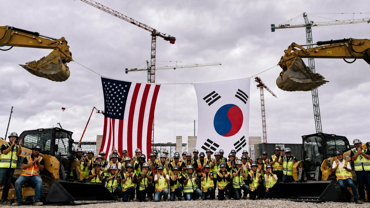지난 8월 27일 미국 인디애나주 웨스트 라피엣에서 SK하이닉스 AI 메모리용 어드밴스드 패키징 생산 기지 기공식이 열리고 있다. (사진=SK하이닉스)