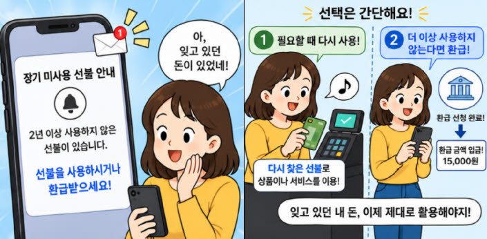 금융위원회와 금융감독원은 장기 미사용 선불충전금 사용을 독려한다.(사진=금융위원회)