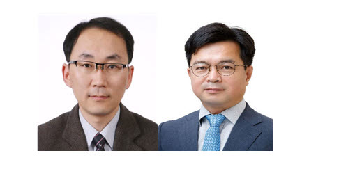 박동일 산업부 차관(왼쪽)·신창현 금융위 부위원장(사진=청와대)
