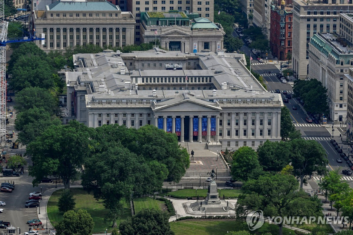 미국 워싱턴 D.C.에 위치한 미국 재무부 청사. (사진=로이터)