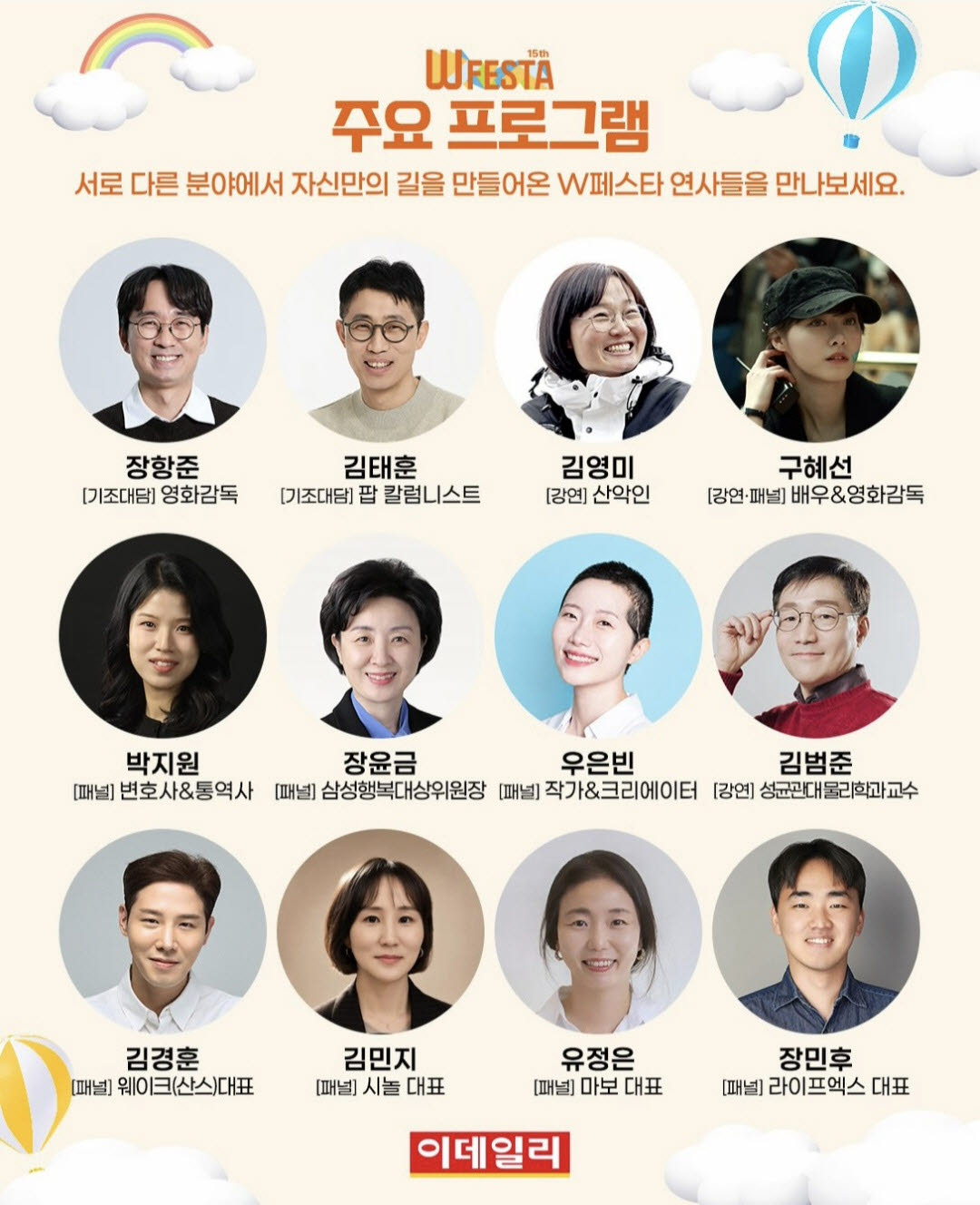 W페스타 출연진.(이미지=이데일리)