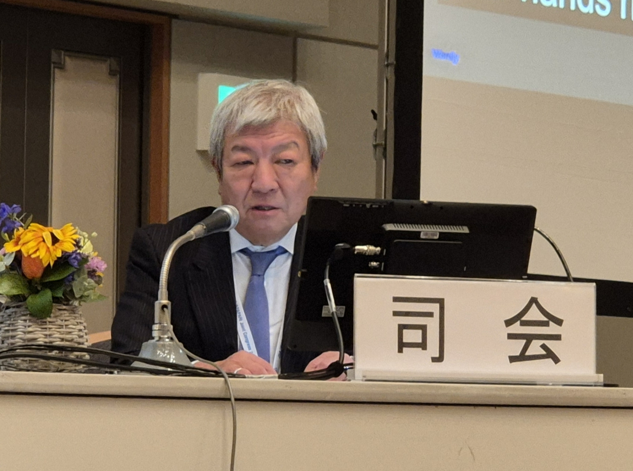 좌장을 맡은 오쿠보 기미히로 일본의과대학 교수 (사진=김새미 기자)