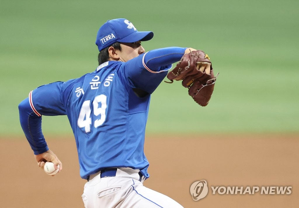 삼성라이온즈에서 방출된 허윤동. 사진=연합뉴스