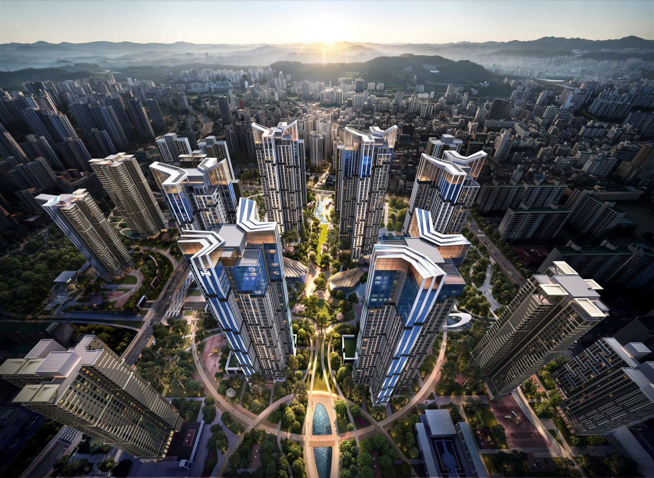 디에이치 목동 에세르 조감도(사진=현대건설)